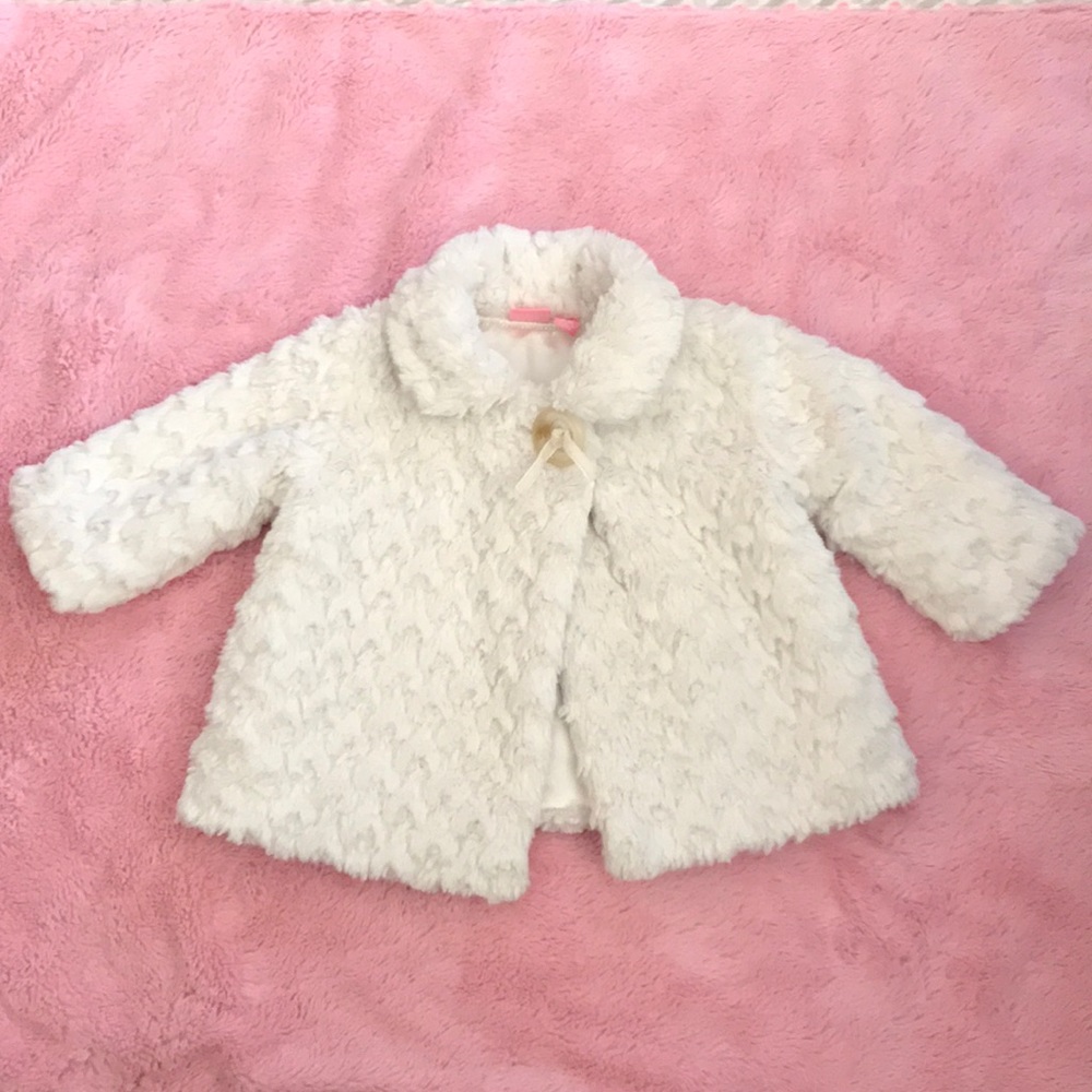Minky Baby Girl Coat