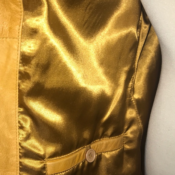 Wilson’s Light Golden Tan Leather Blazer Size M😘 - Picture 8 of 8