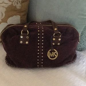 Michael Kors suede purse