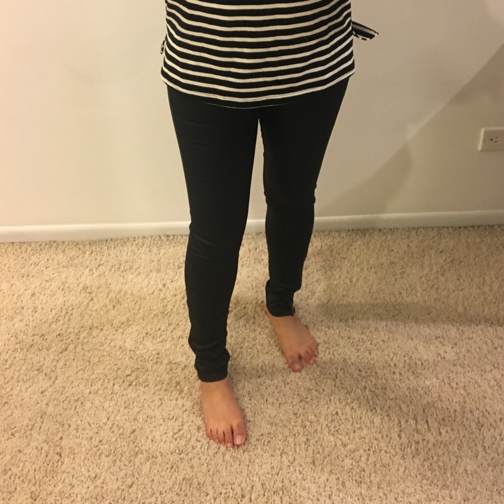 Rag and Bone coated jeans.