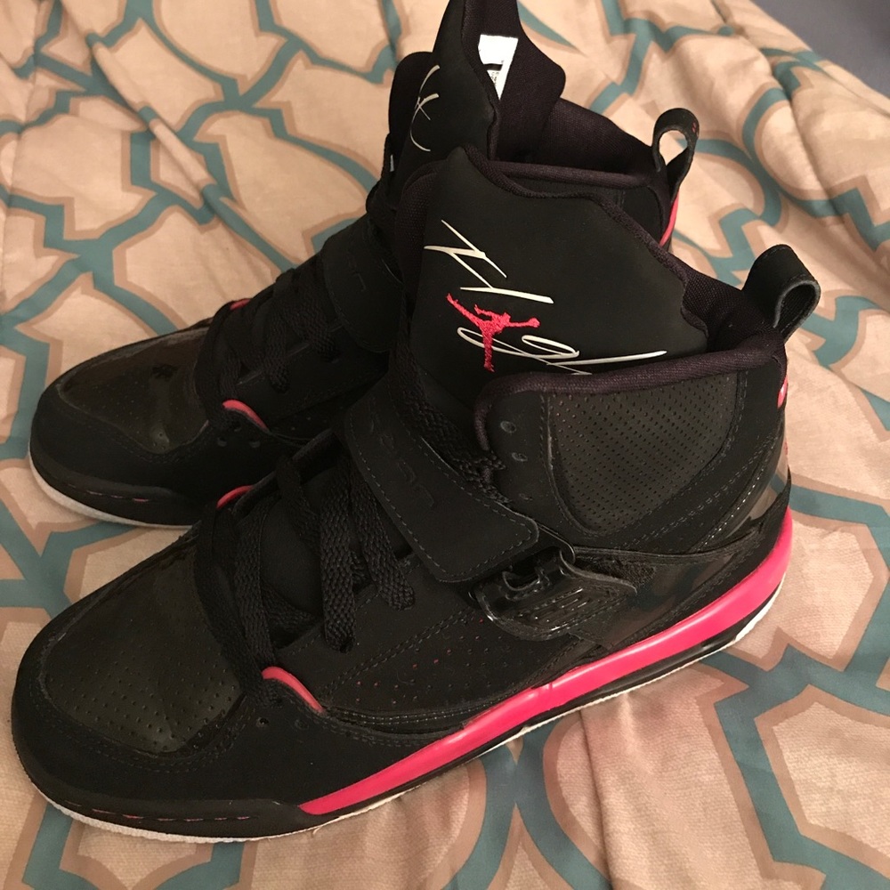 Nike Air Jordan Flight 45 High GS Black/Pink