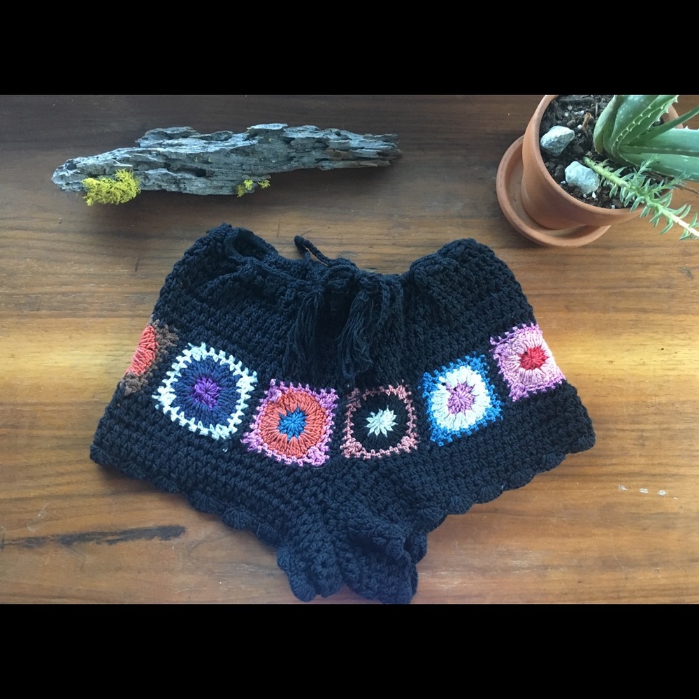 crochet shorts
