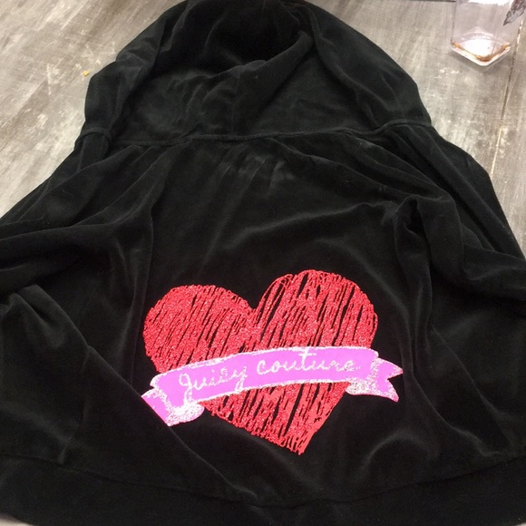 Girls youth medium juicy couture velour zip up - Picture 1 of 2