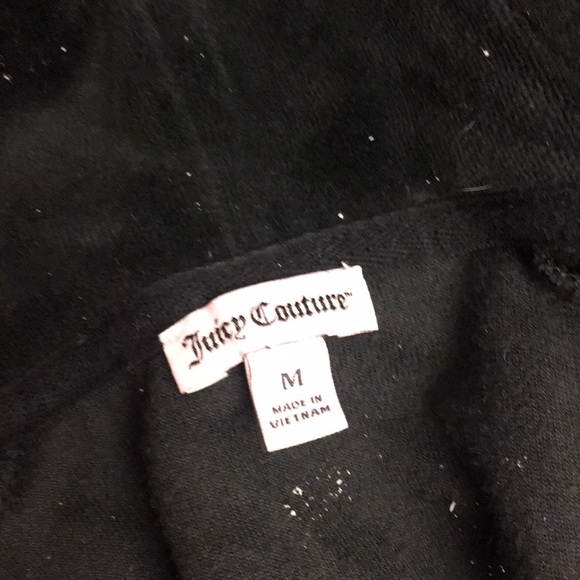 Girls youth medium juicy couture velour zip up - Picture 2 of 2