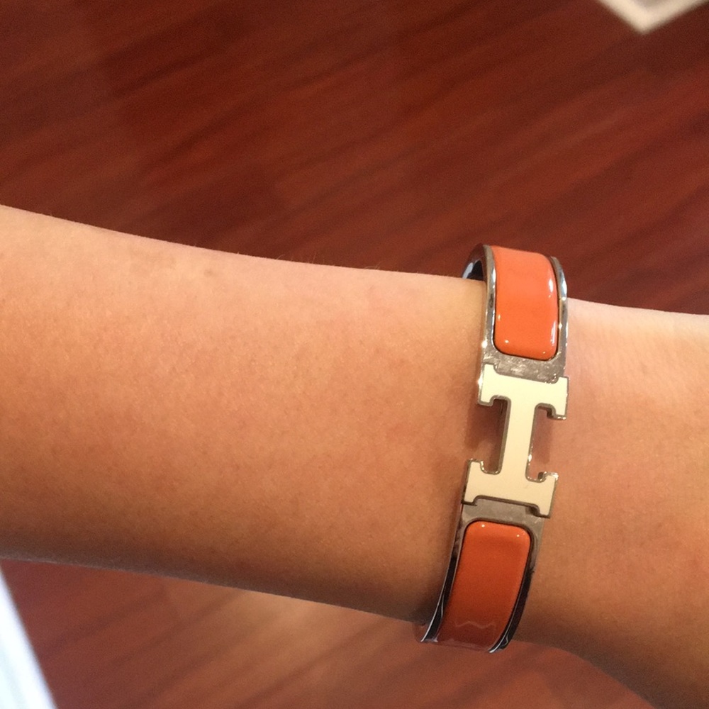 Hermès H clasp bracelet