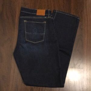 Lucky brand dark rinse skinny jeans