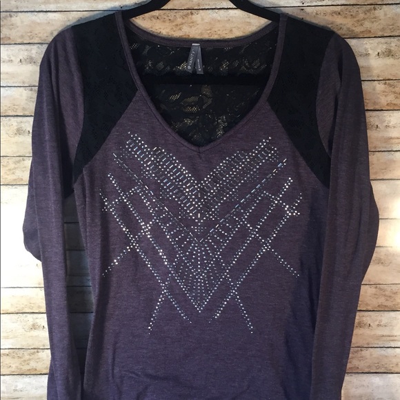 M purple long sleeve - Picture 1 of 4