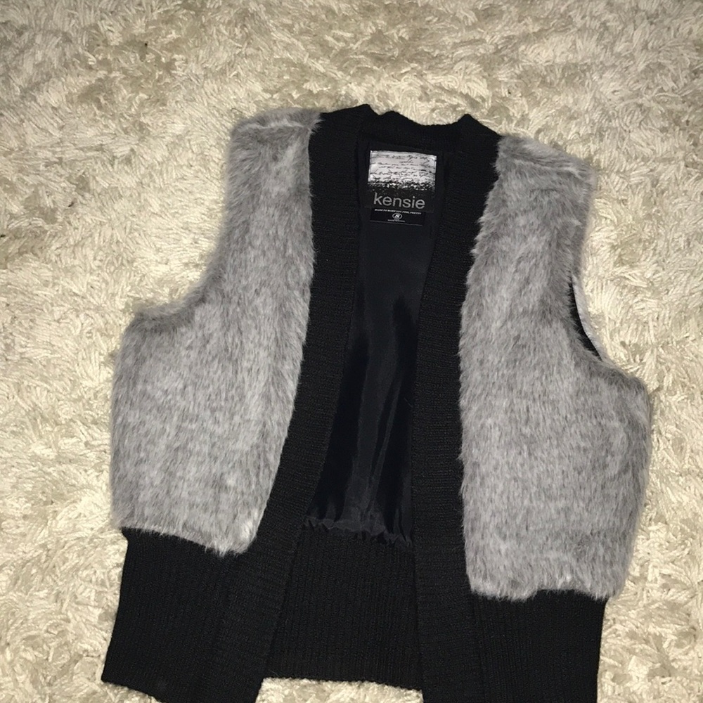 faux fur vest