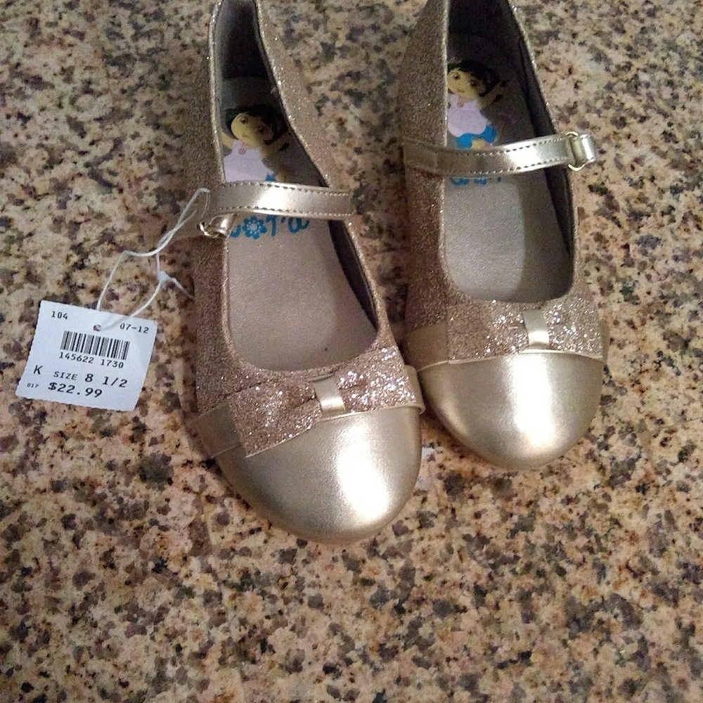Girl's holiday dresses and shoes