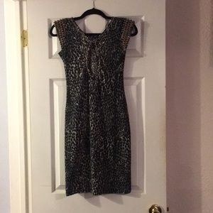 Leopard print dress