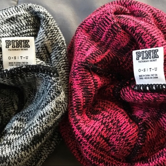 โSOLDโ๐ฅHP๐VS PINK Knit Beanies NWOT - Picture 4 of 4