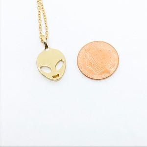 Alien Emoji Necklace NWT