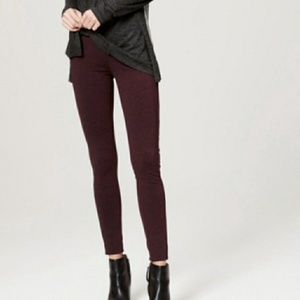 Loft Ponte legging burgundy sz small