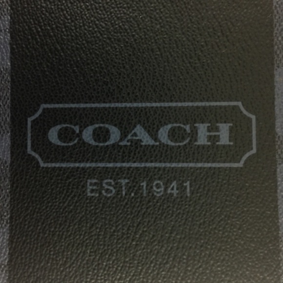 IPad 1st Gen Coach Signature Blue Leather Case - Picture 4 of 7