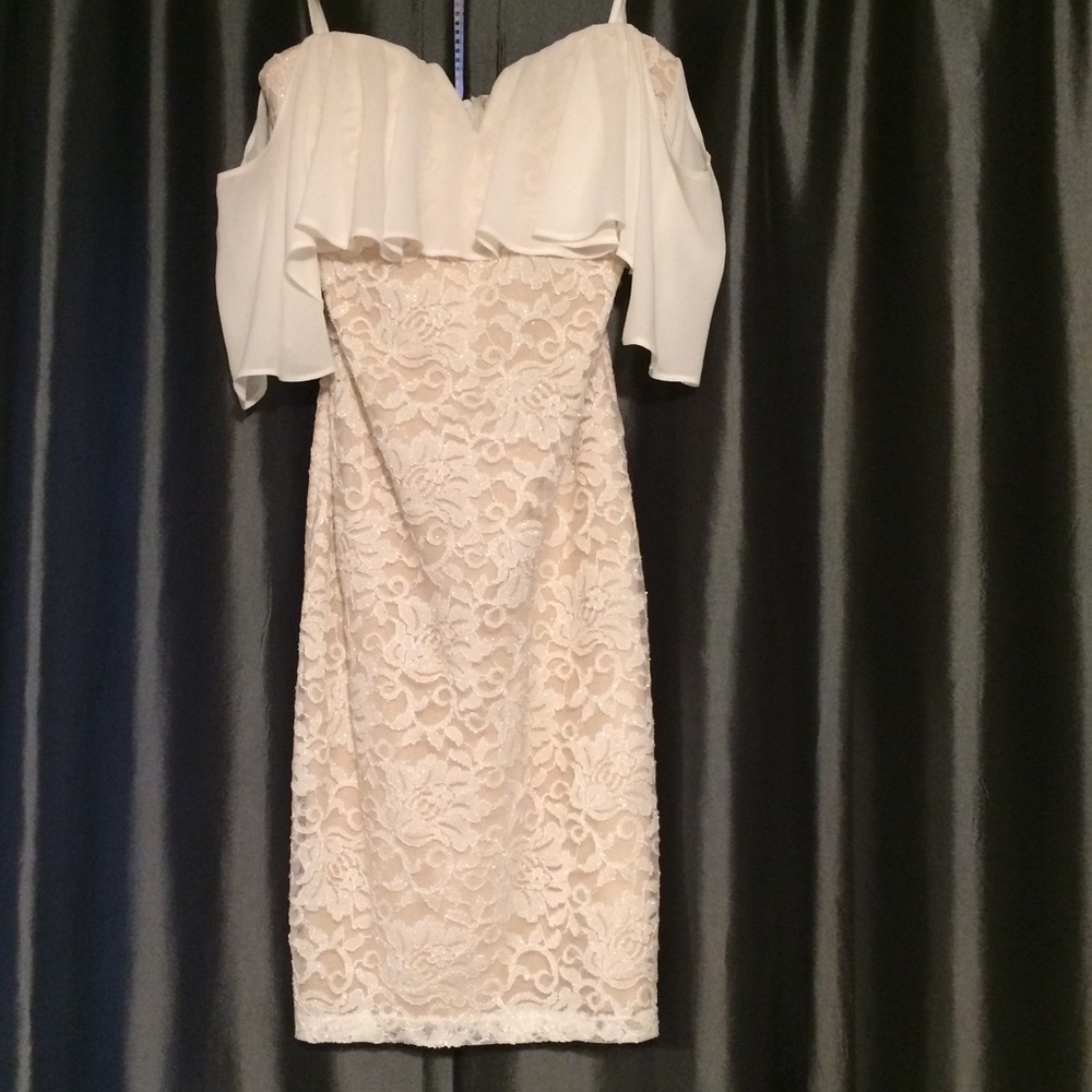 Chiffon Off the Shoulder Dress