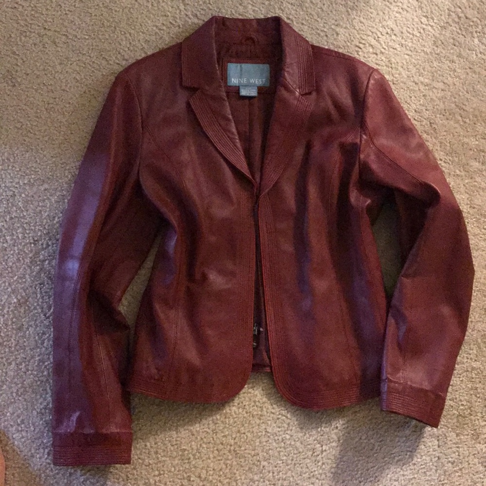 Nine West burgundy jacket