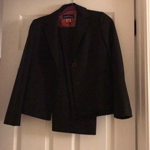 Two piece black suit