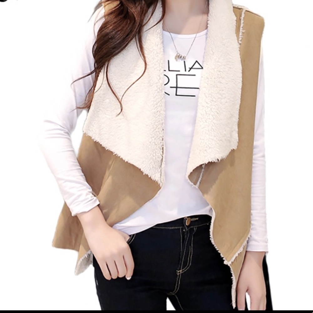 Brand New Faux suede Vest