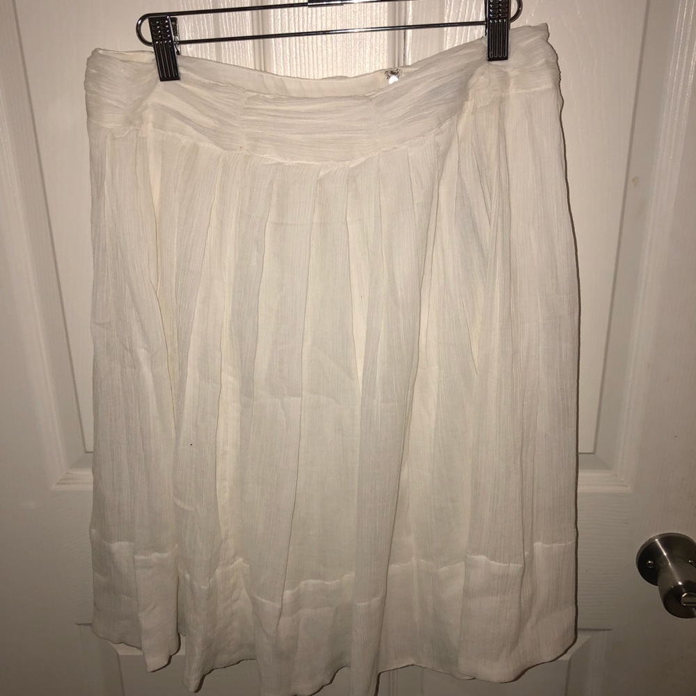 Marc Jacobs White Flowy Skirt