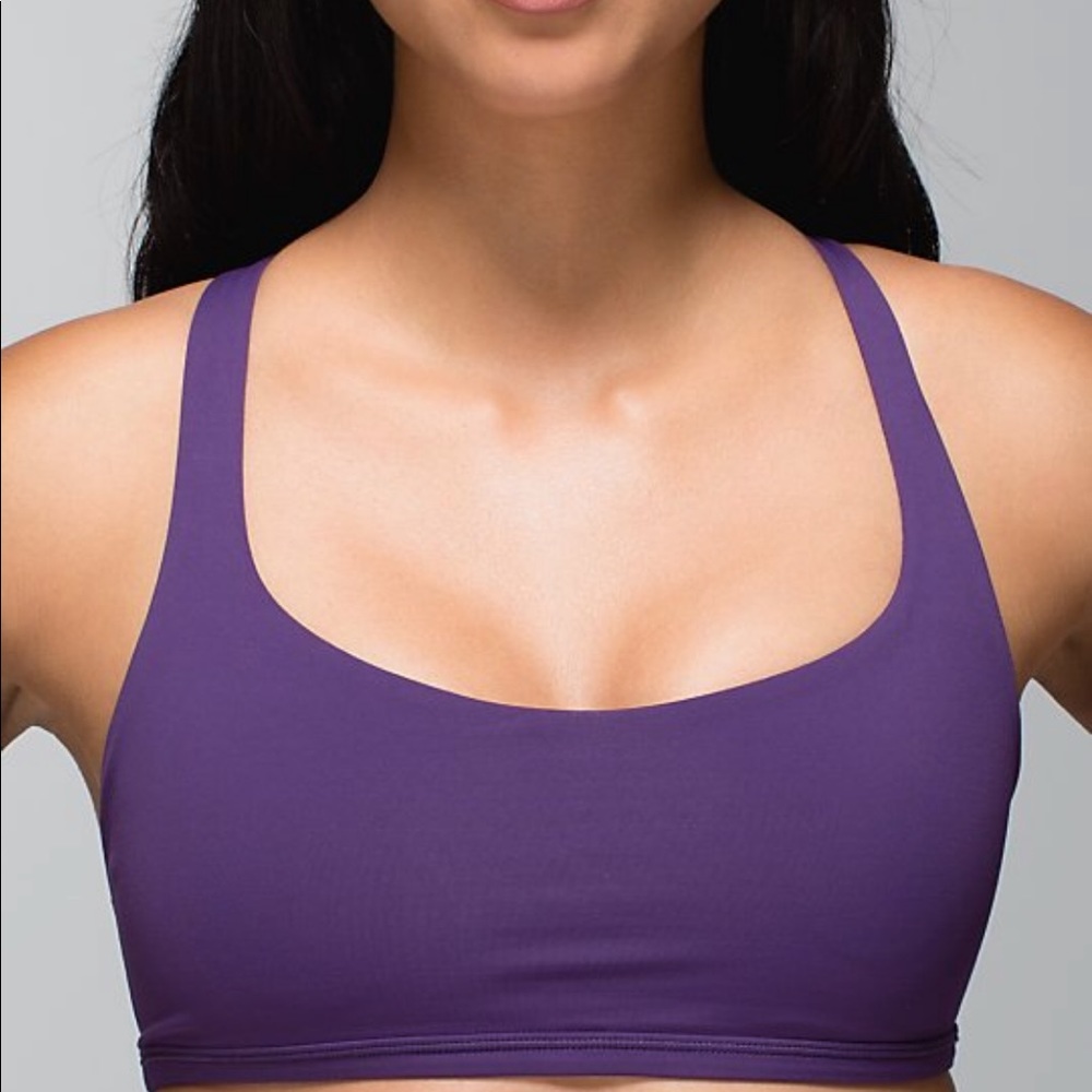Free to be wild bra dark purple