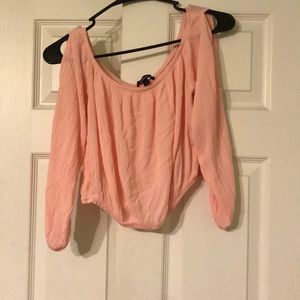 Pink crop top