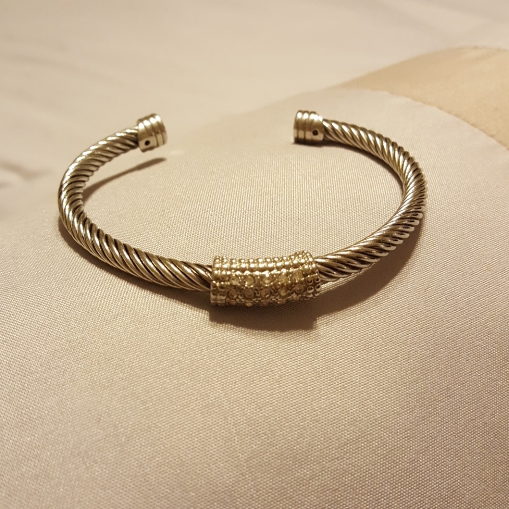 Silver Stud Bangle