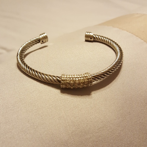Silver Stud Bangle - Picture 1 of 5