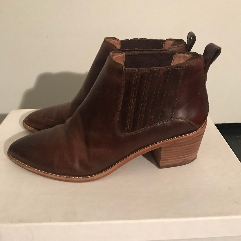 Madewell Brown ankle boots
