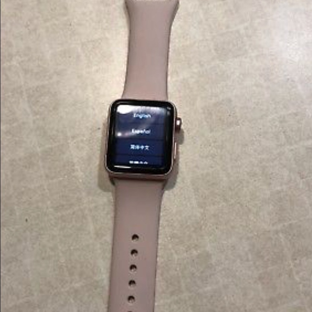 Series 2 Apple Watch 38 mm band, pink / rose gold