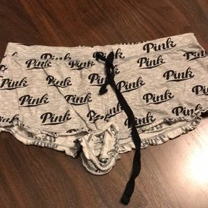 VS pink sleep shorts