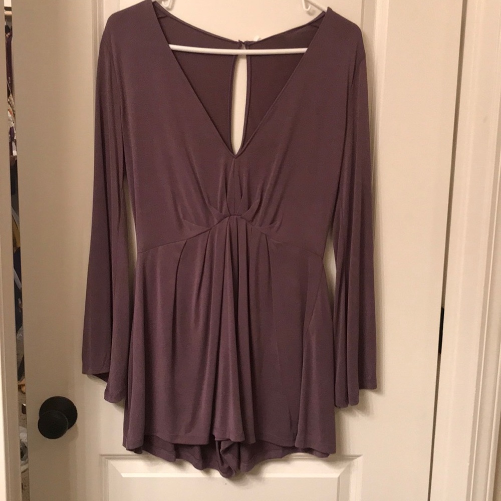 Purple romper