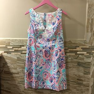 Lilly Pulitzer Gabby Shift Dress Shell Me About It