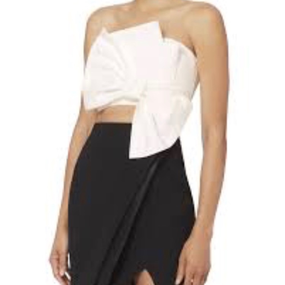 Adeam bustier bow top