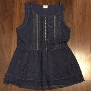 One September lace tank