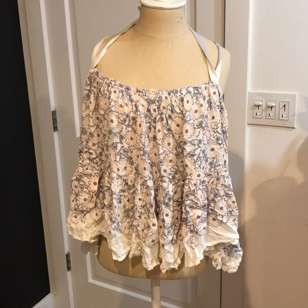 Floral blouse from Free People NWT