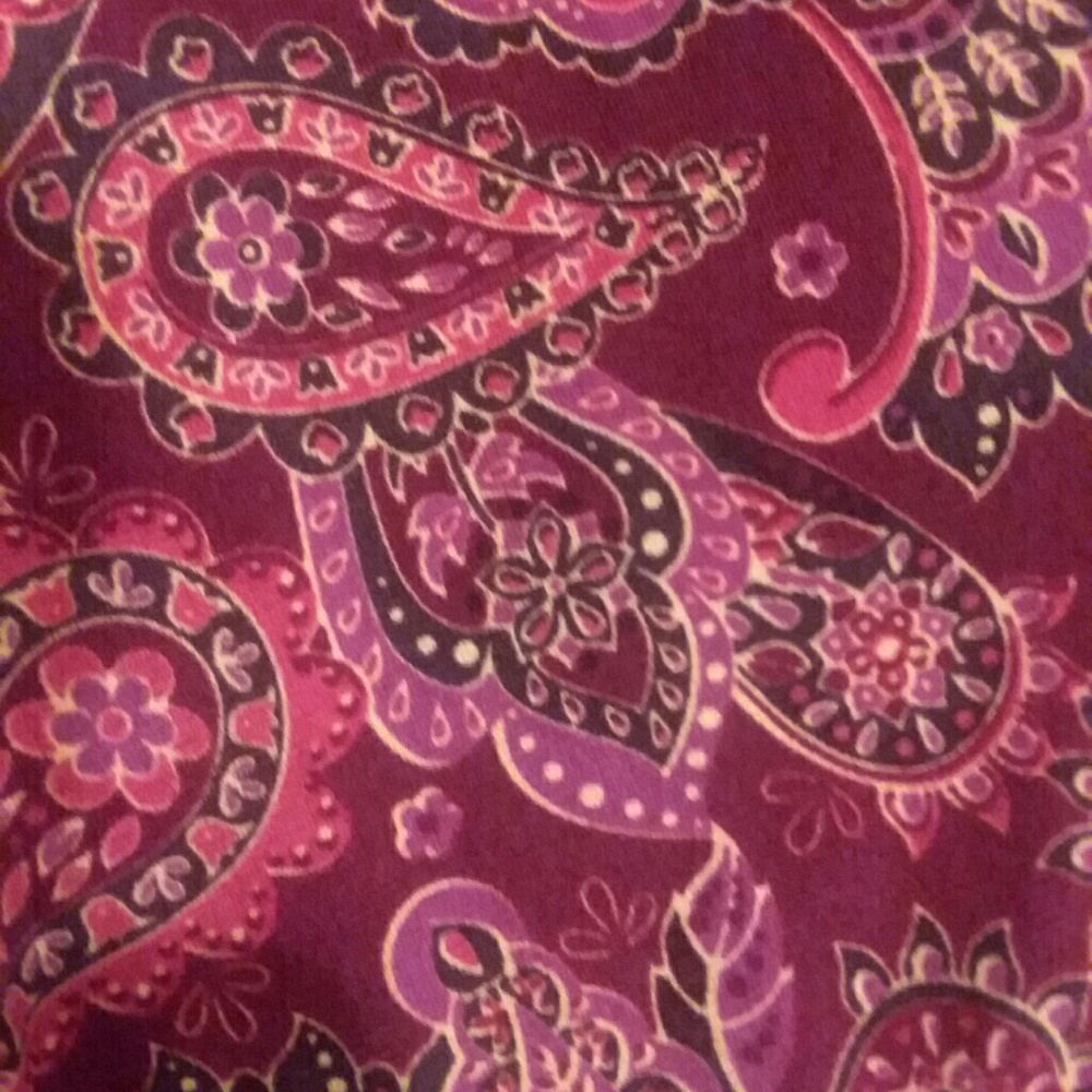 NWOT LulaRoe Paisley Wine Skirt