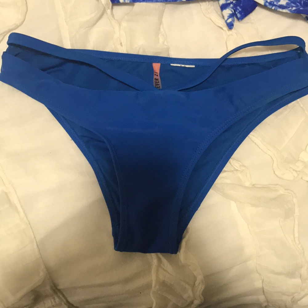 Forever 21 royal blue bikini bottom