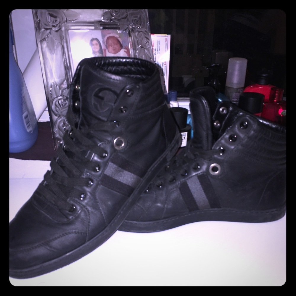 Gucci shoes, high top size 9