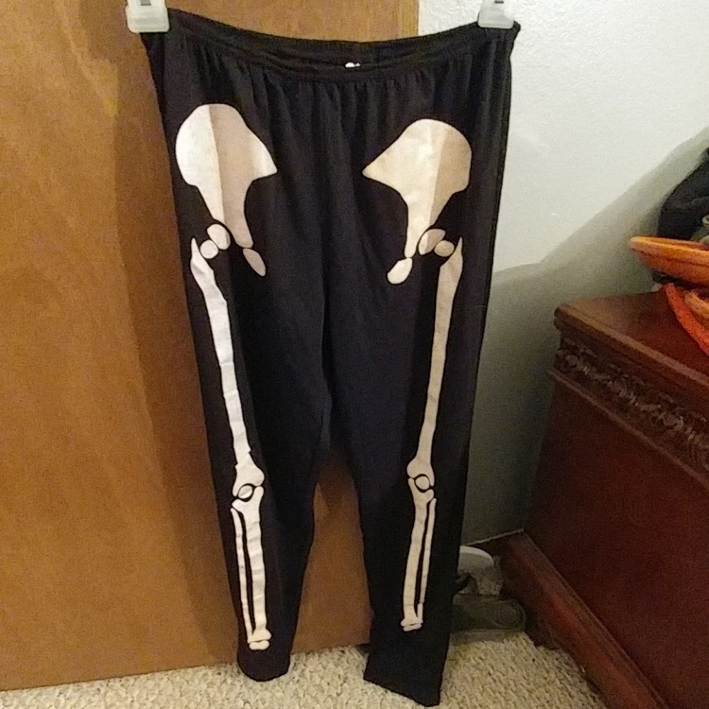 Skeleton leggings