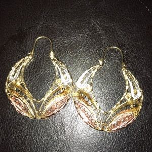 Large earrings