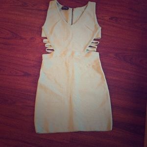 Bebe cutout mini dress