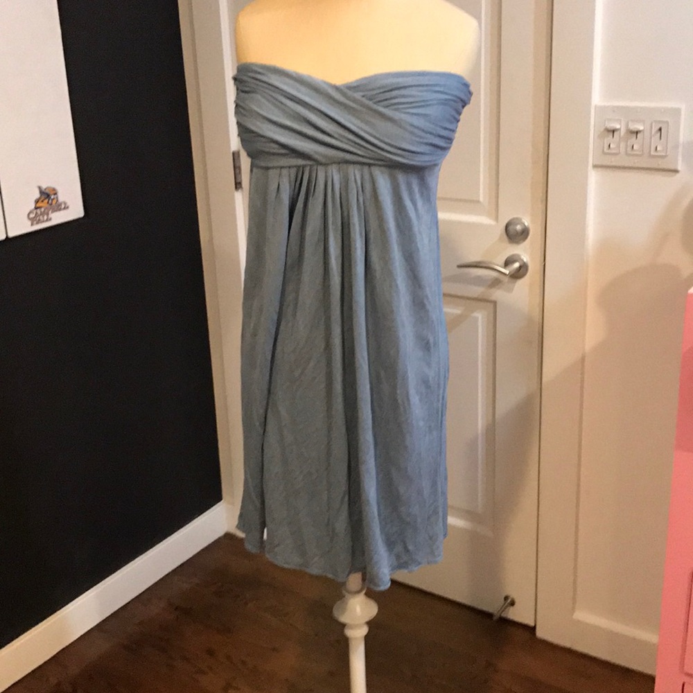 Strapless dress from Banana Republic