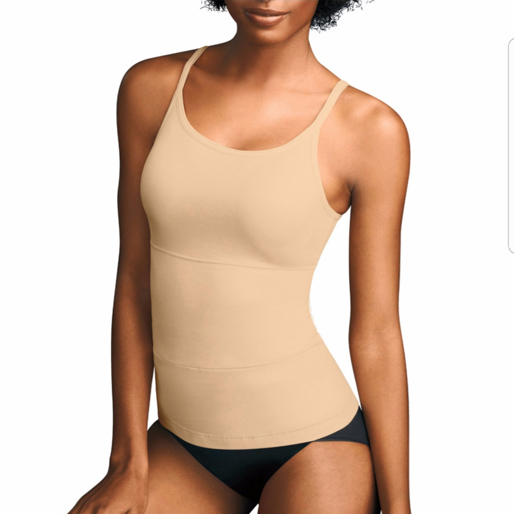 NWT Maidenform Flexees Camisole in Nude