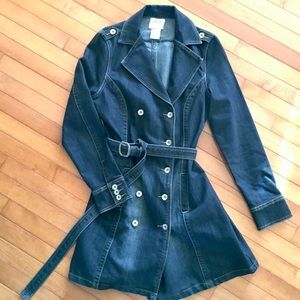 Denim Trench Coat