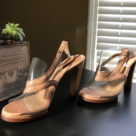 Chloe women’s slingback mules size 10 - Picture 2 of 4
