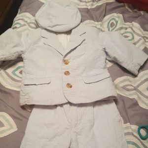 Spring infant suit w/cap