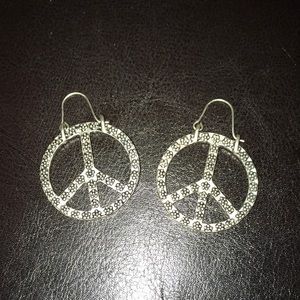 Peace earrings