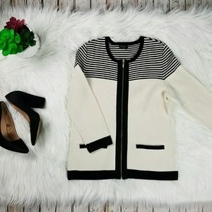 Talbots Zipper Cardigan