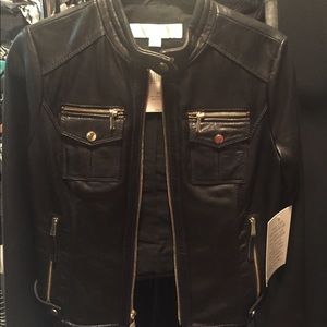 Boston Proper BRAND NEW leather jacket XS