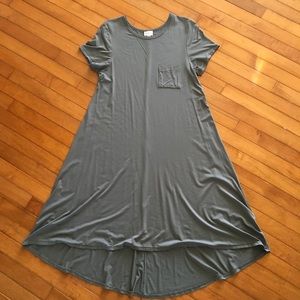 Lularoe Solid Grey Carly